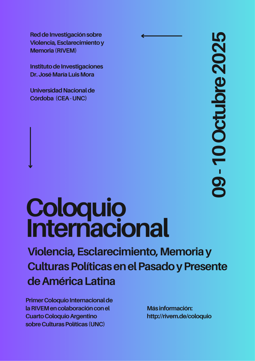 Ya disponible: Programa del Primer Coloquio RIVEM